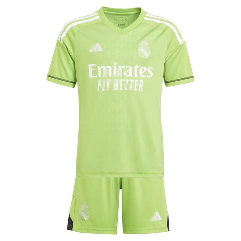 Camiseta de Portero Real Madrid 2023/2024 Verde Niño Kit